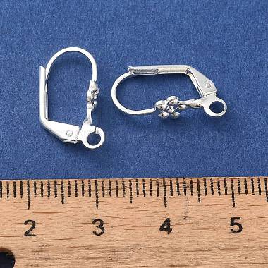Brass Leverback Earring Findings(FIND-Z039-26S)-3