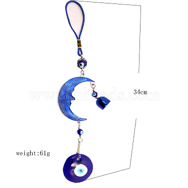 Blue Moon Alloy+Enamel Pendant Decorations
