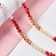 Imitation Jade Opaque Solid Color Glass Beads Strands(GLAA-L044-A01)-2