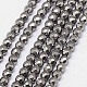 Electroplate Non-magnetic Synthetic Hematite Beads Strands(G-J169B-3mm-07)-1