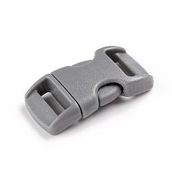 Plastic Adjustable Quick Side Release Buckles, for Luggage Straps Backpack Repairing, Rectangle, Light Grey, 29x15mm, Hole: 10mm(KY-WH0020-33R)