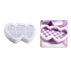 DIY Silicone Storage Molds, Resin Casting Molds, Clay Craft Mold Tools, Heart, 111x165x37mm(WG27049-08)