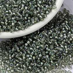 MIYUKI Round Rocailles Beads, Japanese Seed Beads, (RR3740) Fancy Lined Streak, 8/0, 3mm, Hole: 1mm, about 422~455pcs/10g(X-SEED-G008-RR3740)