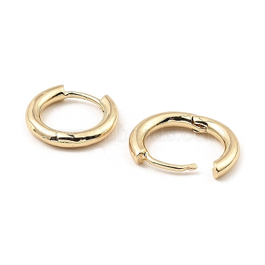 Brass Huggie Hoop Earrings(EJEW-I289-26KCG)-2