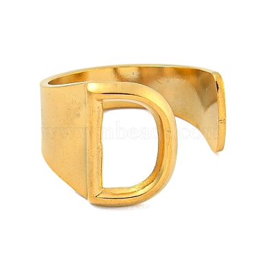 PVD Vacuum Plating 201 Stainless Steel Cuff Rings(RJEW-Z032-01G-D)-3