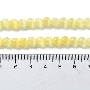 Cat Eye Beads Strands(CE-R002-6mm-09)-3