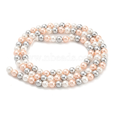 Electroplated Natural Shell Beads Strands(SHEL-F008-03A-04)-2