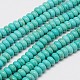 1 Strand Synthetic Turquoise Rondelle Beads Strand(X-TURQ-G109-10x6mm-06)-1