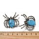 Dyed Synthetic Turquoise Pendants(G-G147-05AS-07)-3