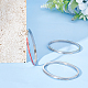 3Pcs Egg Shaped 201 Stainless Steel Grooved Hinged Bangles(STAS-UN0048-67)-2