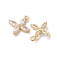 Real 18K Gold Plated Brass Cubic Zirconia Charms(X-KK-R037-157G)-2