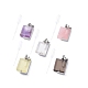 Pendentifs rotatifs de bouteille de parfum en quartz naturel(G-M362-03P)-1