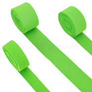 ARRICRAFT 15M 3 Style Ultra Wide Thick Flat Elastic Band, Webbing Garment Sewing Accessories, Lime Green, 5m/style(EC-AR0001-01)