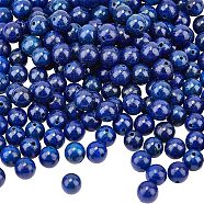 Natural Lapis Lazuli Beads, Dyed, Round, 8mm, Hole: 1mm, about 180pcs/box(G-NB0001-03)