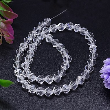 Faceted Polyhedron Imitation Austrian Crystal Bead Strands(G-M183-10mm-01A)-2