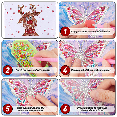 DIY Diamond Painting Stickers Kits(DIY-WH0195-49)-3