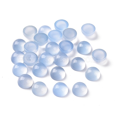 Half Round/Dome Dyed Natural Agate Cabochons(G-J300-30-8mm)-2