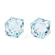 Perles en acrylique transparente(TACR-Q259-10mm-V38)-2