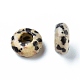 Natural Dalmatian Jasper European Beads(X-G-G740-12x6mm-28)-2