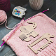 1 Set Elephant Shape  Wooden Knitting Needle Gauge & Yarn Wrap Guide Board(DIY-BC0006-94)-5