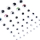 743 шт. Черно-белые пластиковые кнопки для покачивания в виде глаз(KY-YW0001-12)-6