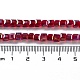 Chapelets de perles en verre galvanoplastique(EGLA-R030-4x4mm-04)-2