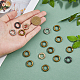 24Pcs 4 Colors Alloy Spring Gate Rings(FIND-HS0001-26A)-3