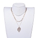 Pendant & Chain Necklaces Sets(NJEW-JN02759)-5