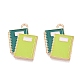 Alloy Enamel Pendants(ENAM-Q004-01KCG-16)-1