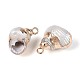 Electroplated Natural Shell Pendants(BSHE-T015-12)-2