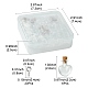 6Pcs Clear Mini High Borosilicate Glass Bottle Bead Containers(AJEW-FS0001-09B)-4