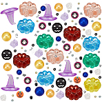 Halloween Theme Vase Fillers , Mixed Color, 3~29x3~29x3~16mm(DIY-SC0025-57)