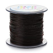 Korean Elastic Crystal Thread, Coconut Brown, 1mm, about 109.36 yards(100m)/roll(EW-N004-1mm-02)