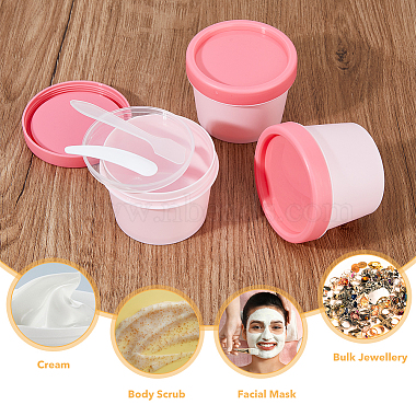 12Pcs Empty PP Plastic Facial Mask Cosmetic Cream Jars(DIY-BC0012-81A)-4