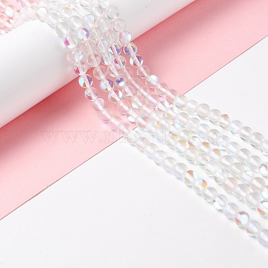 Synthetic Moonstone Beads Strands(G-E573-02A-14)-1