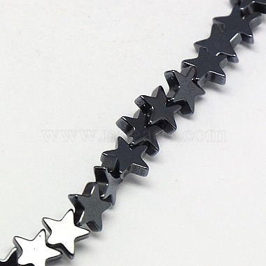 Electroplate Non-magnetic Synthetic Hematite Beads Strands(G-J173-6x6mm-05)-3
