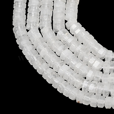 Natural Quartz Crystal Beads Strands(G-G317-A25-3X6MM)-3