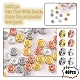 40Pcs 4 Colors Brass with Crystal Rhinestone Spacer Beads(KK-YW0001-39)-2