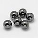 Non-magnetic Synthetic Hematite Beads(G-P162-02-4mm)-1