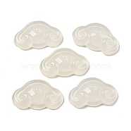 Acrylic Cabochons, Imitation Gemstone, Cloud, WhiteSmoke, 15x25x6mm(OACR-M010-02A)