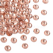 Preciosa&reg MAXIMA Crystal No Hotfix Flatback Stones, Czech Crystal, Aluminium Layer, Round(438 11 615 Chaton Rose), 00030 266 Apricot, SS16(3.8~4mm)(Y-PRC-NSS16-00030-266)