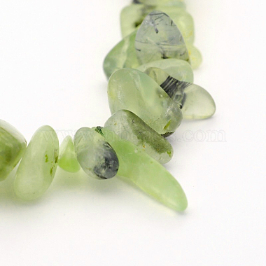 10mm GreenYellow Chip Prehnite Beads