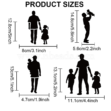 US 1Pc Father's Day PET Hollow Out Drawing Painting Stencils(DIY-MA0003-43D)-2