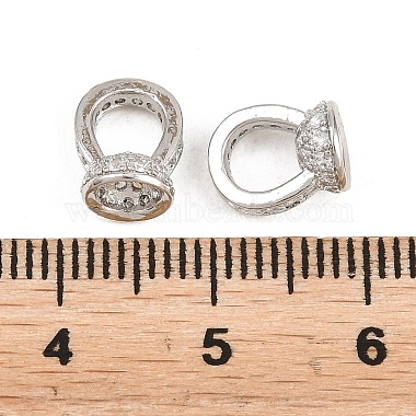 Brass Micro Pave Cubic Zirconia Pendant Bails(KK-H268-12P)-3