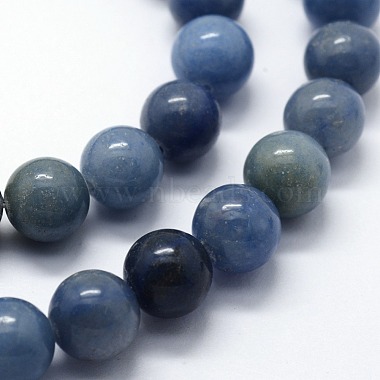 Natural Blue Aventurine Beads Strands(G-I199-24-4mm)-3