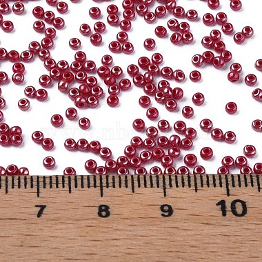 11/0 Czech Opaque Glass Seed Beads(SEED-N004-003B-38)-6