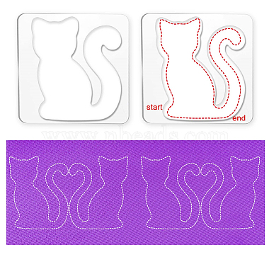 plantilla de trabajo hecho a mano de aretes de acrílico(TOOL-WH0152-016)-5