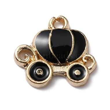 Light Gold Black Others Alloy+Enamel Charms