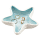 assiette à bijoux en céramique sur le thème de l'océan(AJEW-WH0033-01A)-1