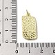 micro cuivres ouvrent pendentifs de zircons(KK-E092-28G-04)-3